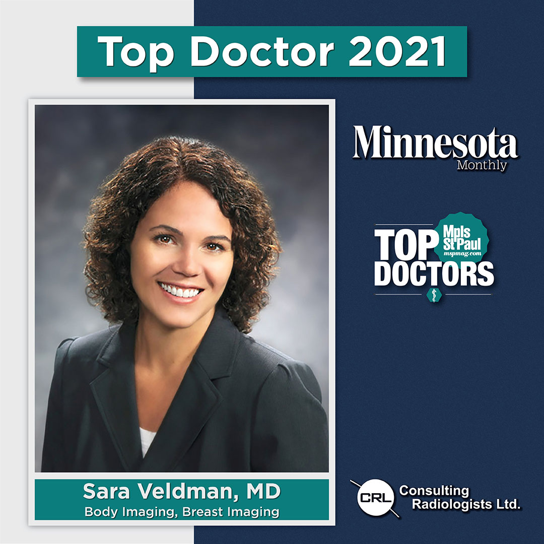 Dr. Sara Veldman Minnesota Monthly 2021 Top Doctor