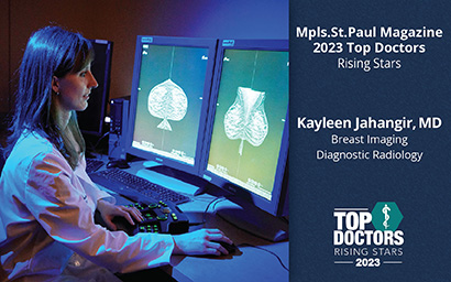 Dr Kayleen Jahangir Mpls St Paul Magazine Top Doctor Rising Star 2023